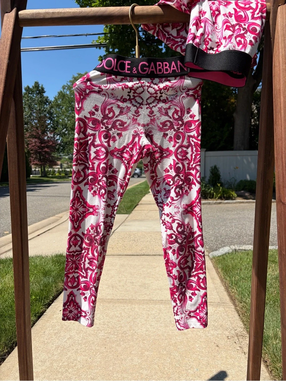 Dolce & Gabbana Majolica Print 7-8Y Two-Piece Set